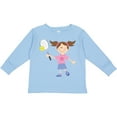 thumbnail image 3 of Inktastic Tennis Girl Girls Long Sleeve Toddler T-Shirt, 3 of 5