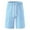 Light Blue, variant on kamemir Men's Shorts Men's Beach Shorts Elastic Waist Drawstring Casual Shorts Regular Fit Summer Shorts Black,2XL