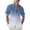 Mens T Shirts Blue, variant on M-4X Big & Tall Mens Plus Size Shirts with Pocket Short Sleeve Tshirts Shirt Button-Down Collared Gradient Printed Breathable Hawaiian Beach Tees Tops