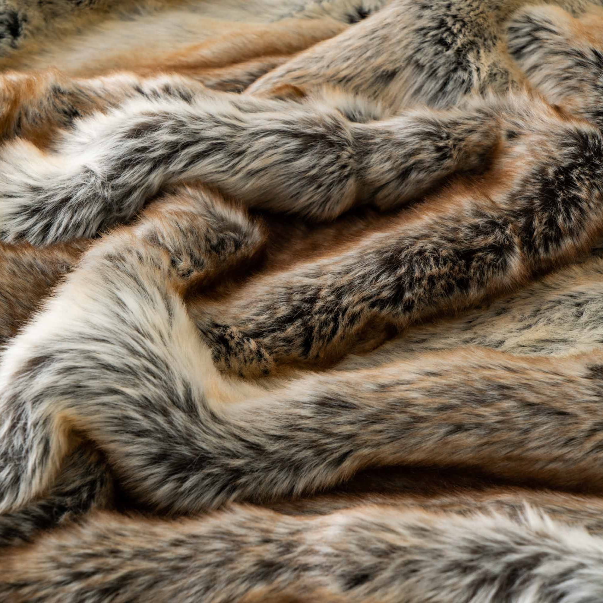 Battilo Brown Faux Fur Blanket ,Thick Cozy Bown Blanket , Fur Throw Blankets for Couch Bed,50"x60"