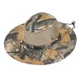 thumbnail image 1 of Men's Hat Hunting Fishing Cap Outdoor Wide Brim Sun Cap Mesh Breathable, 1 of 7