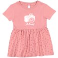 thumbnail image 3 of Inktastic Camera Oh Snap Girls Baby Dress, 3 of 5