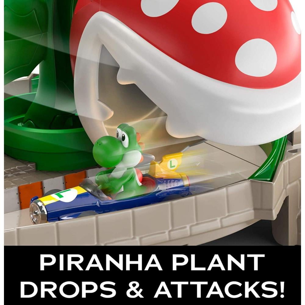 Hot Wheels Mariokart Piranha Plant Slide Track Set