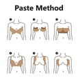 thumbnail image 3 of Kinesiology Tape, Boob Tape, 2x5m Roll Of Elastic Muscle Support Tape For Exercise, Sports & Injury Recovery & A-e Cup Large Breast -aya, 3 of 5