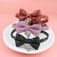 thumbnail image 3 of AURORA TRADE Cat Collar Detachable Bow-knot Costume Accessories Fashion Pet Collar Puppy Necklace with Bell for Party, 3 of 8