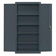 thumbnail image 4 of Sandusky Elite Series Steel Freestanding Garage Storage Cabinet with Adjustable Shelves in Charcoal, 36 in. W x 72 in. H x 24 in. D, 4 of 5