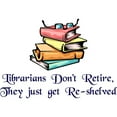 thumbnail image 2 of CafePress - Librarians Don't Retir - Soft Fleece Throw Blanket, 50"x60" for All Ages, 2 of 2
