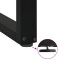 thumbnail image 3 of vidaXL Coffee Table Leg Set of 2 Black Powder-Coated Steel Medium, 3 of 9