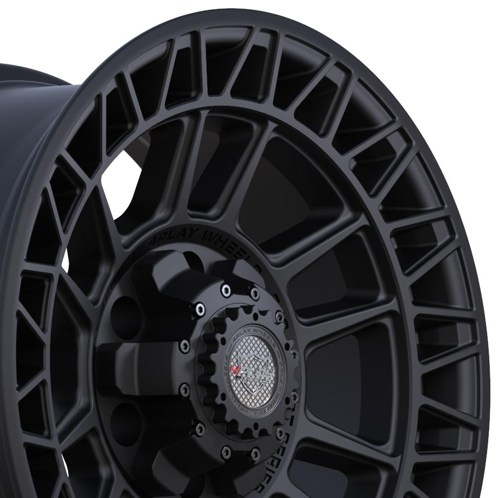 New 17 inch 4Play Wheel for GMC-Ford-Chevy Truck 4PS12 Satin Black Rim ...