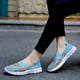 thumbnail image 2 of XIHAHA, zapatos tejidos, zapatillas de deporte para mujer, zapatos informales para mujer, nuevo estilo, zapatillas de deporte para mujer, zapatos transpirables para caminar y bailar, sandalias para ni, 2 of 5