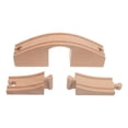 thumbnail image 1 of Expansión de vías de tren de madera: Piezas de vías de madera Puentes y túneles Accesorios compatibles con trenes de juego de ferrocarril Juguete ferroviario, 1 of 8