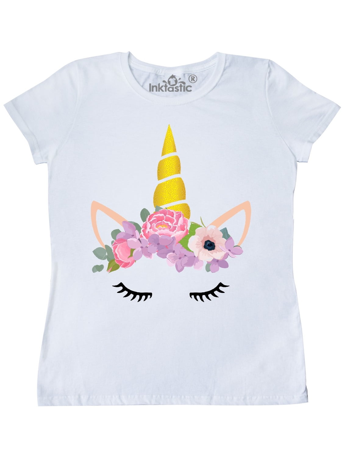 inktastic Unicorn Face Toddler T-Shirt