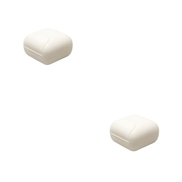 Advancent Estuche de transporte impermeable a prueba de polvo para acampar Caja de almacenamiento para cuarto de ducha Blanco S 2Conjunto
