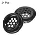 thumbnail image 3 of 24 Piezas de Cubiertas de Rejillas de Aire Circulares Soffit Vent 19mm/0.7" Acero Inoxidable Cubierta de Rejilla Soffit Negra, 3 of 7
