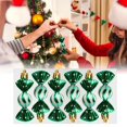 thumbnail image 2 of Christmas Tree Ornaments Set Easy To With Sturdy Hooks & Wire Stands Red & White Design With Elegant Snowflakes Sparkling Decor For Home Weddings Parties Commercial, 2 of 4
