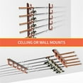 thumbnail image 3 of Adjustable Fishing Rod Wall Mount Vertical Organizers Strong Structure Antiscratch Design Rod Holder For Compacts Spaces, 3 of 8