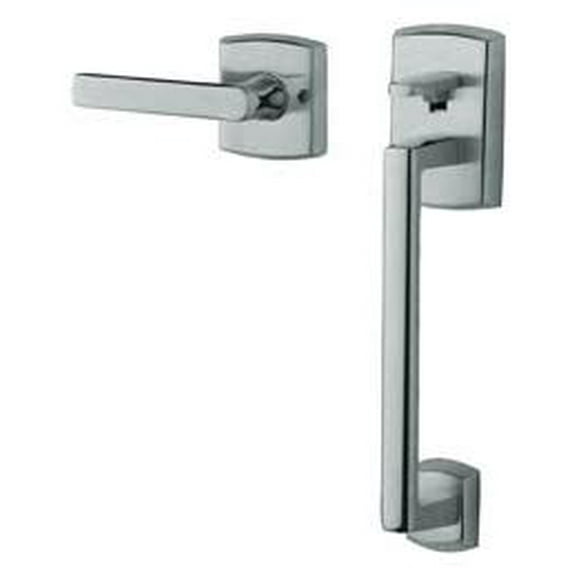 Baldwin 85386.Acrh Soho Sectional Entry Handle Set Kit - Chrome