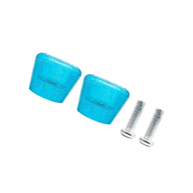 Xingzhi 2x Inline Skates Roller Brakes Block Non-Slip Safety Stopper Blue