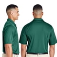 thumbnail image 5 of Team 365 Men's Zone Performance Polo Shirt Three-Button Collared Shirts 100% Polyester Solid Tees (White, 3XL), 5 of 7