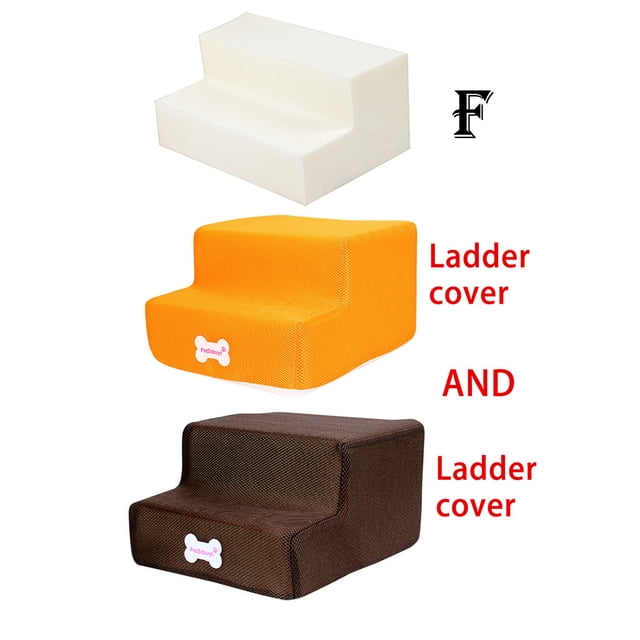 TIMIFIS Dog Pet Stairs Steps New 2 Steps Mesh Pet Non-slip Bottom Stairs And Ladder Cover CombinationFall/Winter