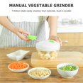 thumbnail image 1 of Trituradora de mano para el hogar, trituradora Manual de cuerda para alimentos, cortador de carne vegetal y ajo Wdftyju Libre de BPA, 1 of 4