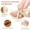 thumbnail image 4 of Heel Protectors for Pressure Sores, Sheepskin Heel Cushions, Medical Lambs Wool Padding, Ankle Protectors for Bed Sores, Sheep Skin Foot Protectors (2-Pack), 4 of 6