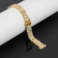 thumbnail image 2 of REQO Bling Dressy Watch Bands Compatible with Michael Kors Access Gen 4 MKGO/MKGO Gen 5E 43mm for Women,20MM Crystal Diamond Metal Bracelet Strap Jewelry Watch Band, 2 of 5