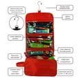 thumbnail image 2 of Ensign Peak Hanging Toiletry Bag, Red, 2 of 5