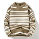 thumbnail image 3 of Suéter de cuello redondo torcido de otoño e invierno para hombres, camisa informal holgada de punto para jóvenes japonesa, 3 of 5