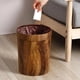 thumbnail image 4 of Cesto De Basura De Grano De Madera Bote De Basura De Plástico Redondo Bote De Basura De Granja con Anillo De Presión Contenedores De Basura para El Hogar 22 * ​​29 Cm, 4 of 5