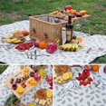 thumbnail image 2 of Canasta de Picnic WILLOW WEAVE con Mesa y Soporte para Vino, 2 of 8