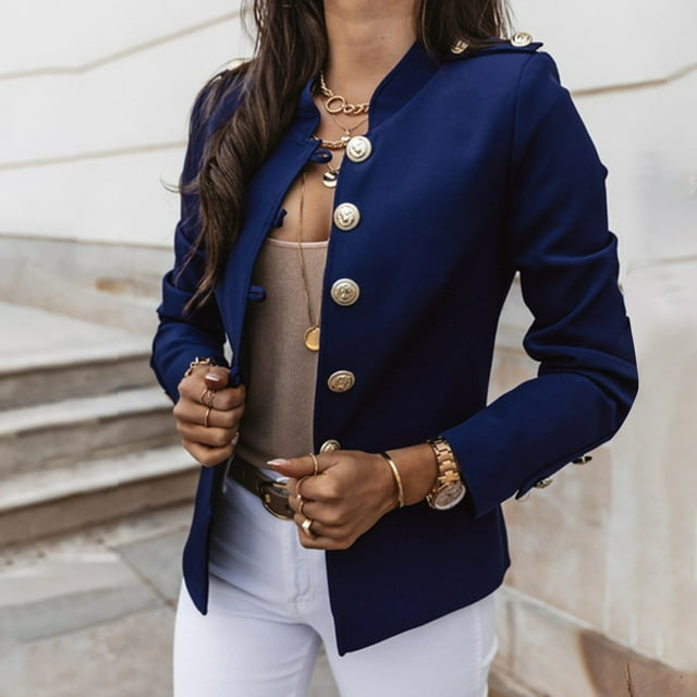 iTNHFP Robe Blazer pour Femmes Haut Ample Manches Longues Veste Décontractée Manteau Blouse 554