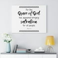 thumbnail image 2 of Scripture Walls  Grace Of God Titus 2:11 Bible Verse Canvas Christian Wall Art Ready to Hang Unframed, 2 of 12