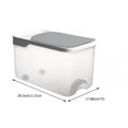 thumbnail image 5 of CIMAXIC 1pc Household 5kg Rice Bucket Plastic Rice Container (Gray),11.42"X7.01"X6.81", 5 of 5