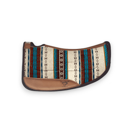 Diamond Wool Round Contoured Ranch Western Saddle Pad Size 30x30 1 inch Monnglade