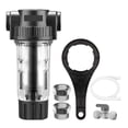thumbnail image 2 of Whole House Filter Central Pre-Filtration System Reusable Water filter Traps Rust, Dust, Sand, 2 of 7