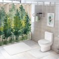 thumbnail image 7 of Orinice Colorful Luxurious Graphic Print Polyester Fabric Bathroom Decor Set with Hooks, Chic Modern Style, Multi-Size Shower Curtain Set, 100% Polyester Fiber, Odorless and Waterproof, Vibrant, 7 of 7