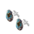 thumbnail image 2 of Sea Turtle Elegant Cufflink Sets for Formal Attire Made of Stainless Steel Ideal for Special Occasions by Silver Jewelry Cufflinks, 2 of 6