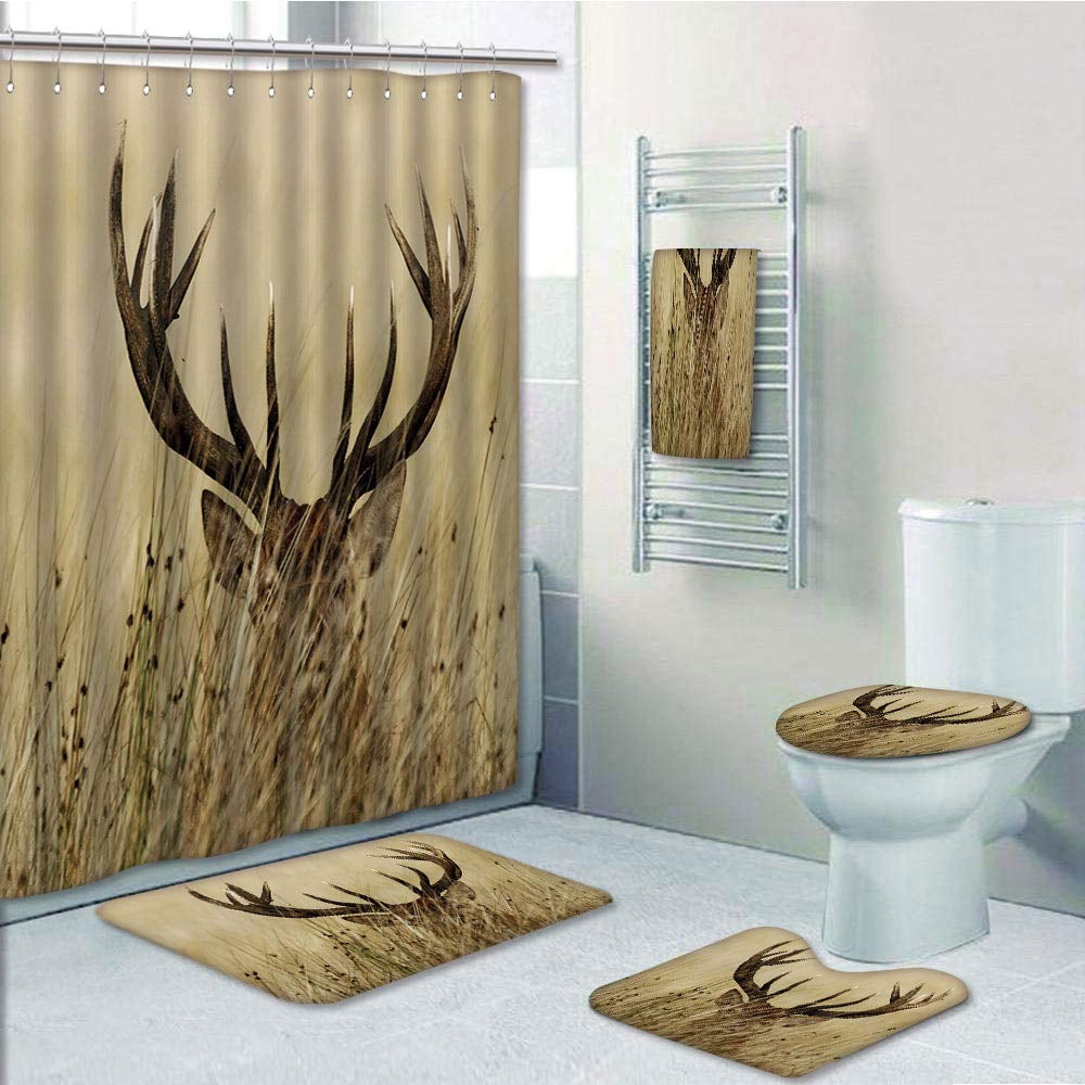 PRTAU tail Deer Fawn in Wilderness Stag Countryside Rural Hunting Sand