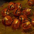 thumbnail image 5 of Luces de Halloween, Decoraciones de Halloween Luces de hadas 20 Linternas de calabaza LED Luces de cadena alimentadas por batería brillar Electrónica, 5 of 5