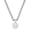 Gold E, variant on Stainless Steel Iced Out Letter Pendant Necklace A-Z 26 Capital Initial Alphabet Name Necklace Rope Chain Personalized Jewelry Gift for Women
