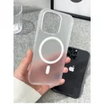 thumbnail image 4 of Ultra Thin Matte Magnetic Wireless Charge Clear Case For iPhone 15 14 Plus 13 16 Pro Max For Magsafe Shockproof Hard PC Cover Clear For iPhone 15 Plus, 4 of 5