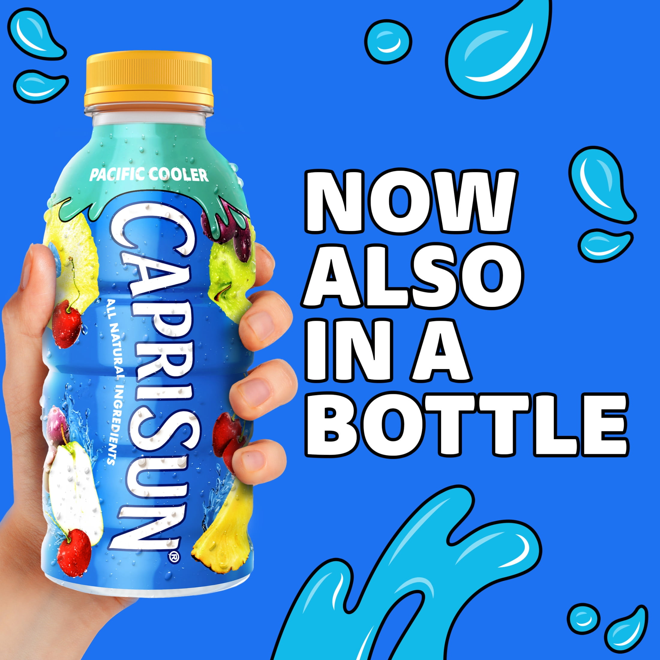 Capri Sun Pacific Cooler Mixed Fruit Flavored Juice Drink Blend from concentrate, 12 oz Bottle