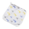 thumbnail image 2 of Clearance under $5-Shldybc Baby Towel Pure Cotton Gauze Baby Face Towel Six-layer Soft Child Absorbent Small Towel, Summer Savings Clearance, 2 of 5