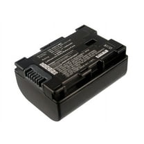 Replacement Battery for JVC GZ-E10,GZ-E100,GZ-E200,GZ-E200AU,GZ-E200BU,GZ-E200RU,GZ-E205,GZ-E220,GZ-E245,GZ-E300,GZ-E300AU,GZ-E300BU,GZ-E300WU,GZ-E306,GZ-E505,1200mAh