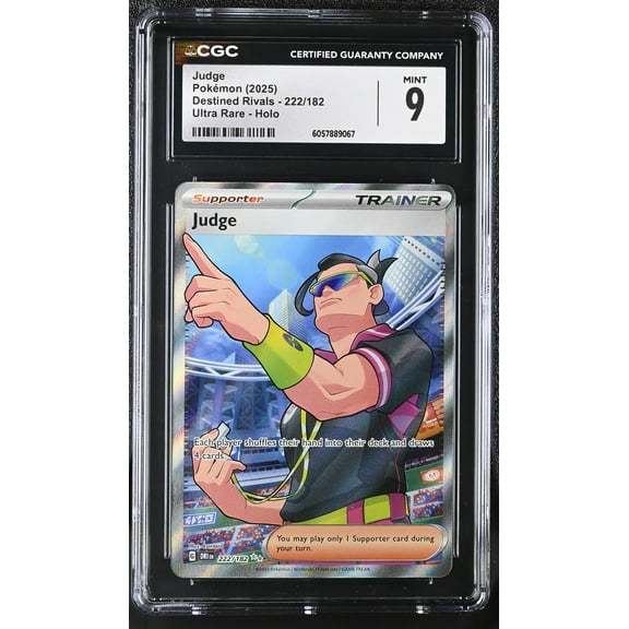 Pokémon Judge Destined Rivals Ultra Rare Holo CGC 9