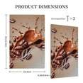 Disketp Coffee Beans Chocolate Splash Decorative Light Switch or Outlet