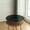 Black(36 Inch), variant on 24 Inch Round Tempered Glass Table Top, Round Black Glass Desktop with Marble Design, 3/10 Inch Thick Tempered Glass, DIY Replacement and Cover Desktop for Dining Table, Coffee Table, Office Table