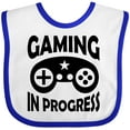 thumbnail image 3 of Inktastic Gaming in Progress Gamer Boys or Girls Baby Bib, 3 of 4