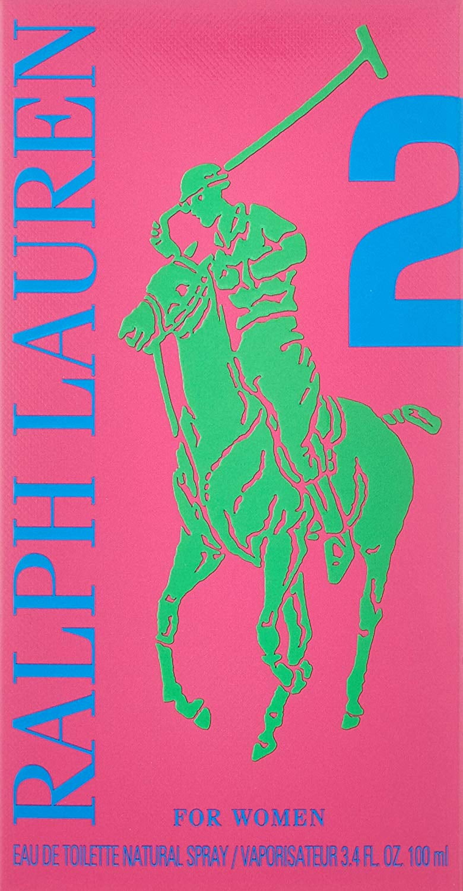 Ralph Lauren Polo Big Pony No.2 Pink Eau de Toilette Spray for Women 3.4 oz  